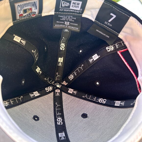 New Era Rare LA Angels Cooperstown Hat - Size 7 - Los Angeles Angels - Picture 8 of 10